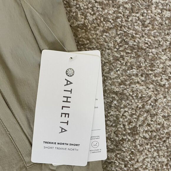 Athleta, Trekkie North Short, New, Tan, Size 14 - Picture 2 of 4